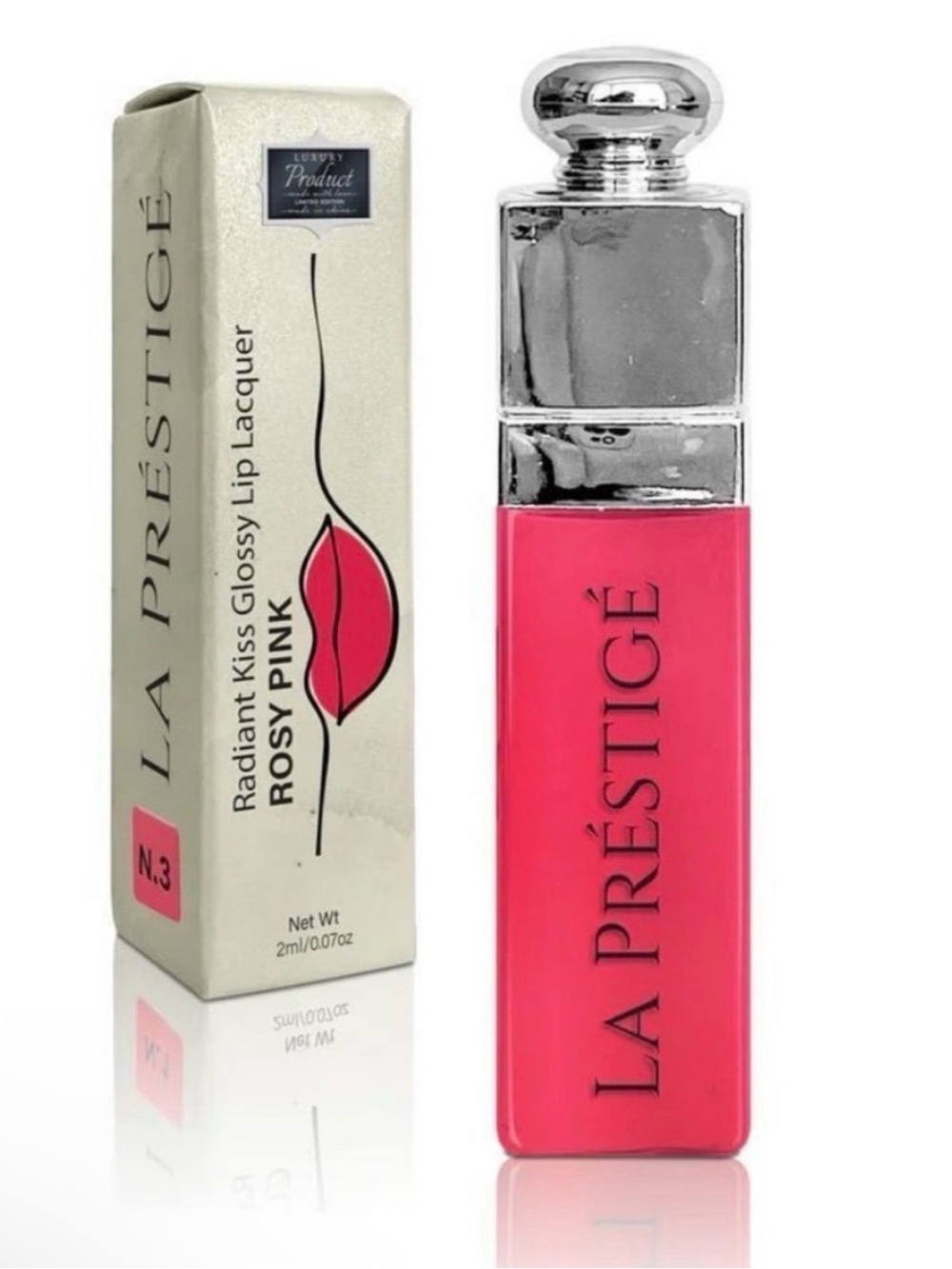Predire La Prestige Rosy Pink Kissable Lip Gloss ~ Retail $40